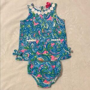 Lilly Pulitzer Baby Dress and Bloomers